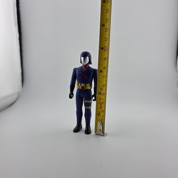 Super7 G.I. Joe: ReAction+ Cobra Commander Blue Plastic Collectible Figure - Picture 5 of 6